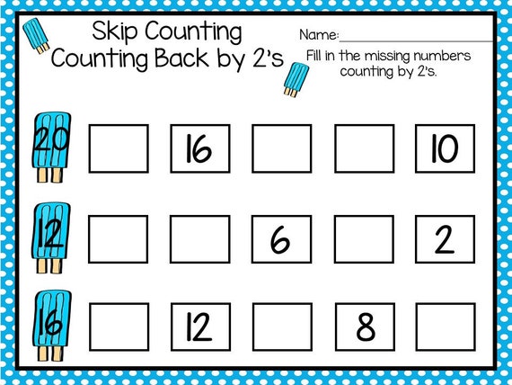 Skip Counting By 5 Worksheets 2nd Grade 5 Free Math Worksheets Second