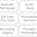 50 States and Capitals Printable Flashcards. US Geography and History ...