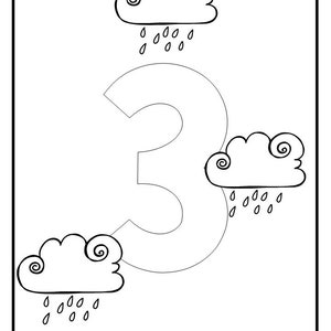 21 Printable Number Coloring Book Worksheets. Numbers 1-20. Preschool-Kindergarten Numbers and Math. image 4