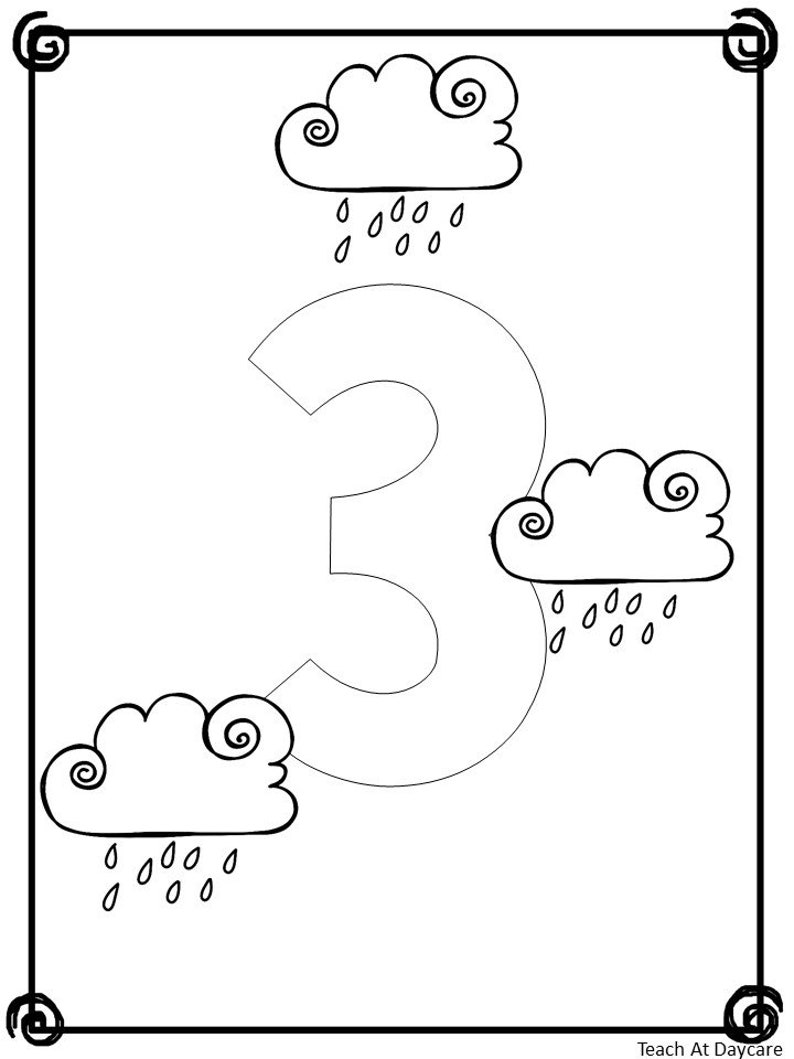 21 Printable Number Coloring Book Worksheets. Numbers 1-20. Preschool-Kindergarten Numbers and Math. image 4