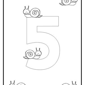 21 Printable Number Coloring Book Worksheets. Numbers 1-20. Preschool-Kindergarten Numbers and Math. image 6