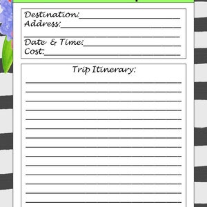 Printable Floral Homeschool Planner. Lesson plans, schedules, calendars, notes, field trips, and meal planning. image 6