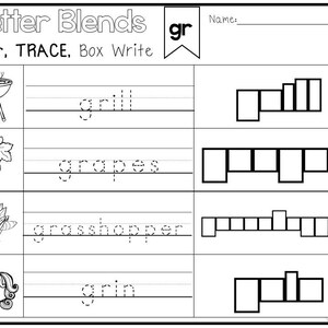 254 Blends and Digraphs Worksheets Download. 1st-3rd Grade ELA. ZIP ...
