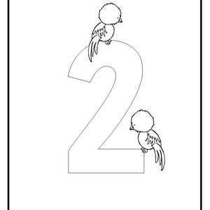 21 Printable Number Coloring Book Worksheets. Numbers 1-20. Preschool-Kindergarten Numbers and Math. image 3