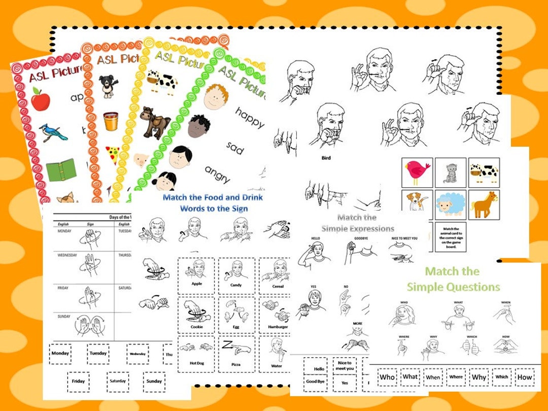 American Sign Language Curriculum Download. Preschoolkindergarten