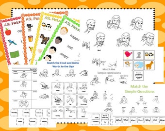 American Sign Language Curriculum Télécharger. Préscolaire-Jardin d’enfants. Feuilles de calcul et activités dans des fichiers PDF.