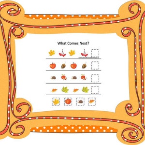 30 Fall Harvest Games Download. Games and Activities in PDF files. image 5