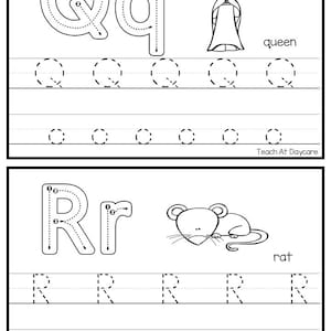 26 ABC Phonics Tracing Cards. Preschool Kindergarten Handwriting and Phonics. image 9