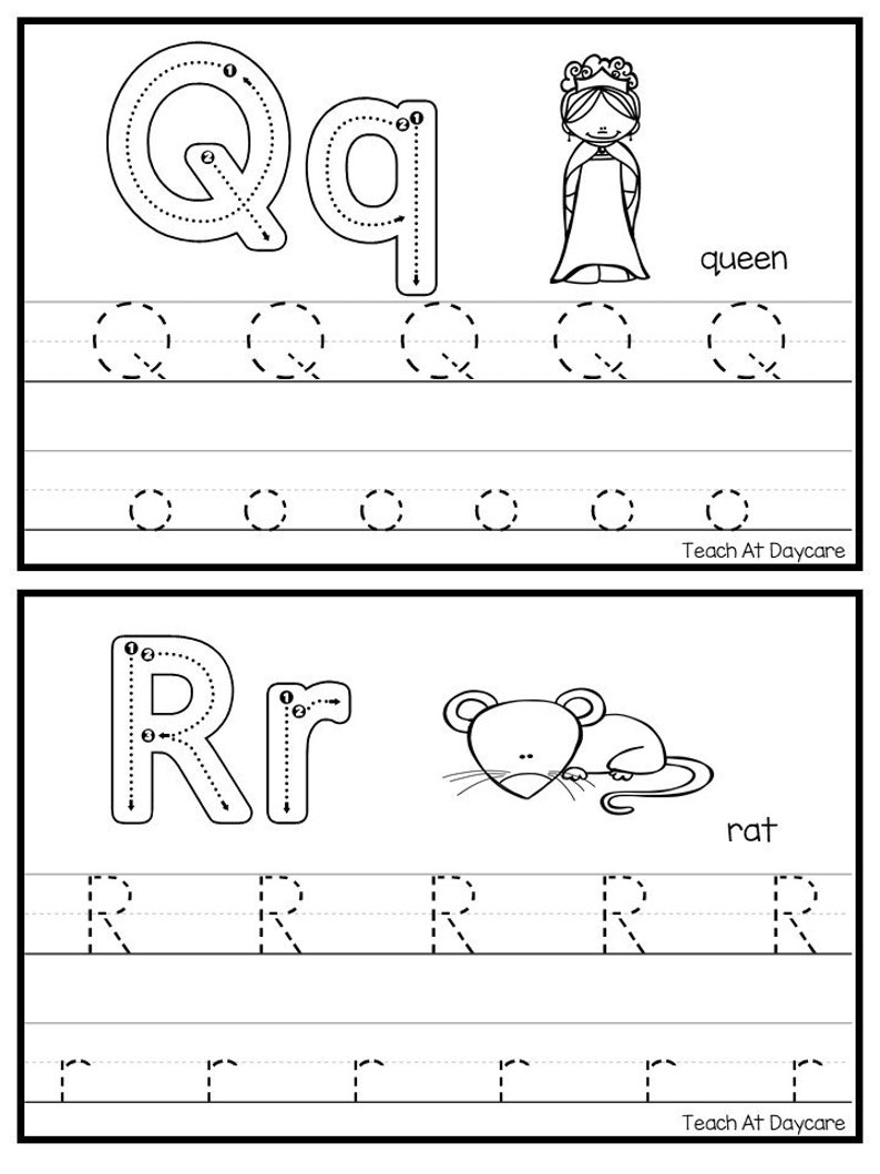 26 ABC Phonics Tracing Cards. Preschool Kindergarten Handwriting and Phonics. image 9