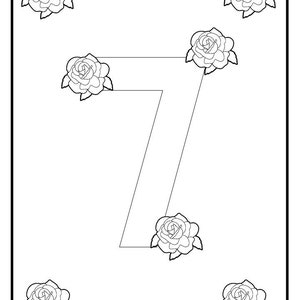 21 Printable Number Coloring Book Worksheets. Numbers 1-20. Preschool-Kindergarten Numbers and Math. image 8