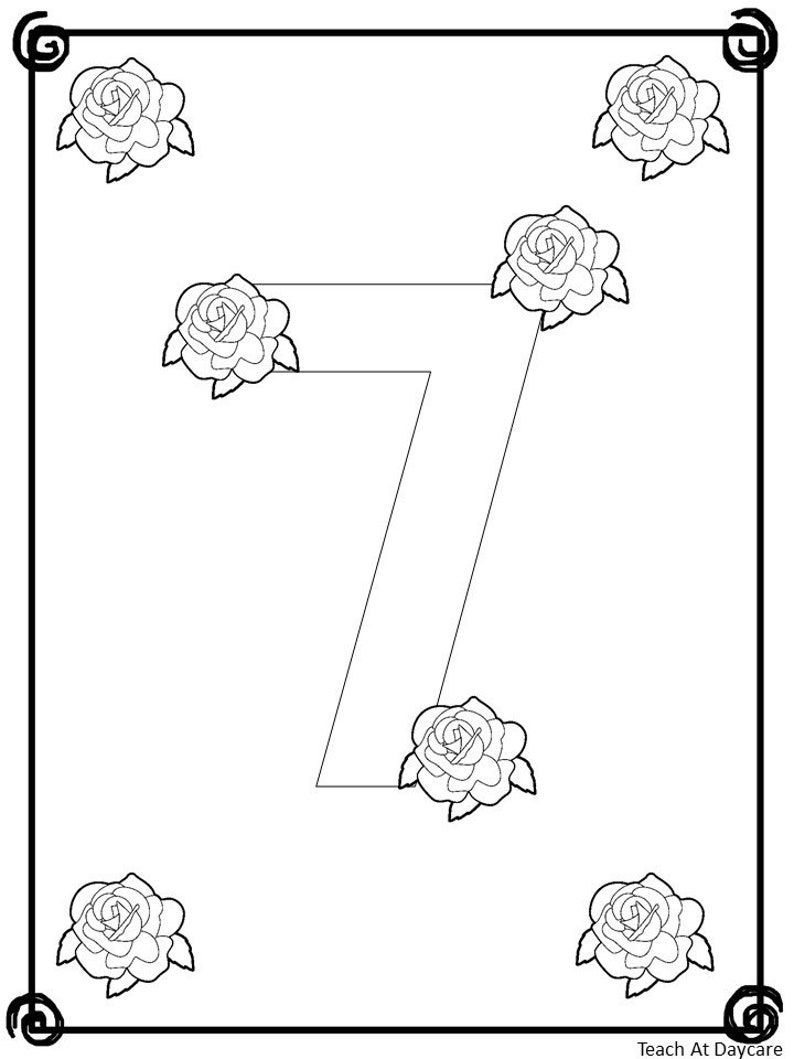21 Printable Number Coloring Book Worksheets. Numbers 1-20. Preschool-Kindergarten Numbers and Math. image 8
