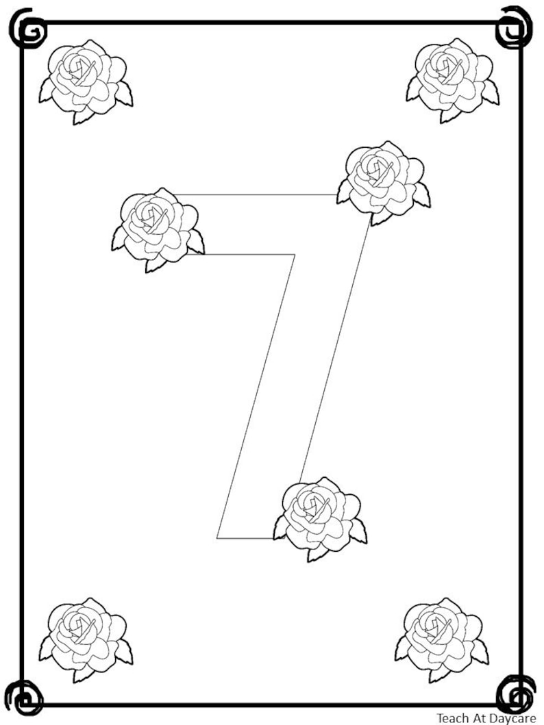 21 Printable Number Coloring Book Worksheets. Numbers 1-20. Preschool-Kindergarten Numbers and Math. image 8