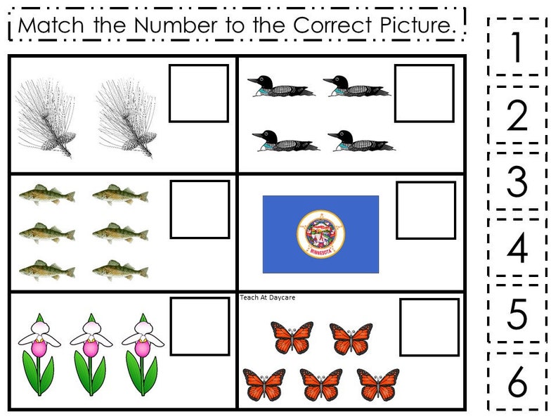Minnesota State Symbols Learning Games, Preschool-1st Grade (ZIP File ...