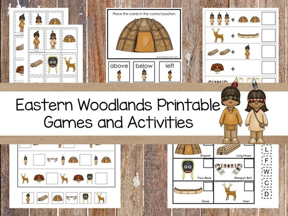 XJWWHZ - Juego de cifras de indios nativos americanos, kit de juguetes para proyectos escolares, educativos para niños