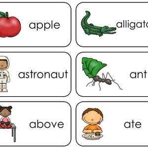 Phonics Picture and Word Flashcards. ELA, Fluency, and Articulation Flashcards.