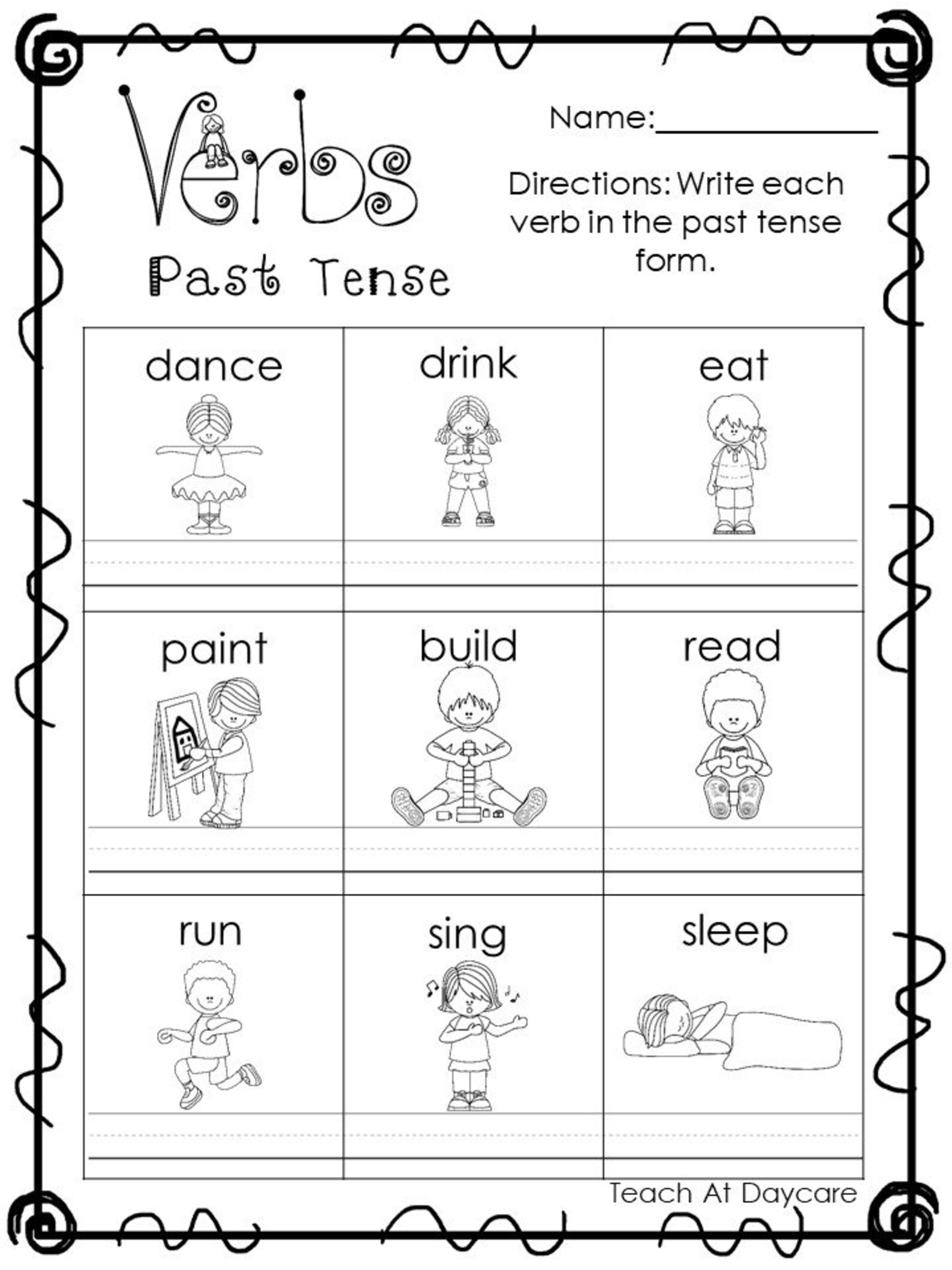 10-printable-verbs-past-and-present-tense-worksheets-1st-2nd-etsy