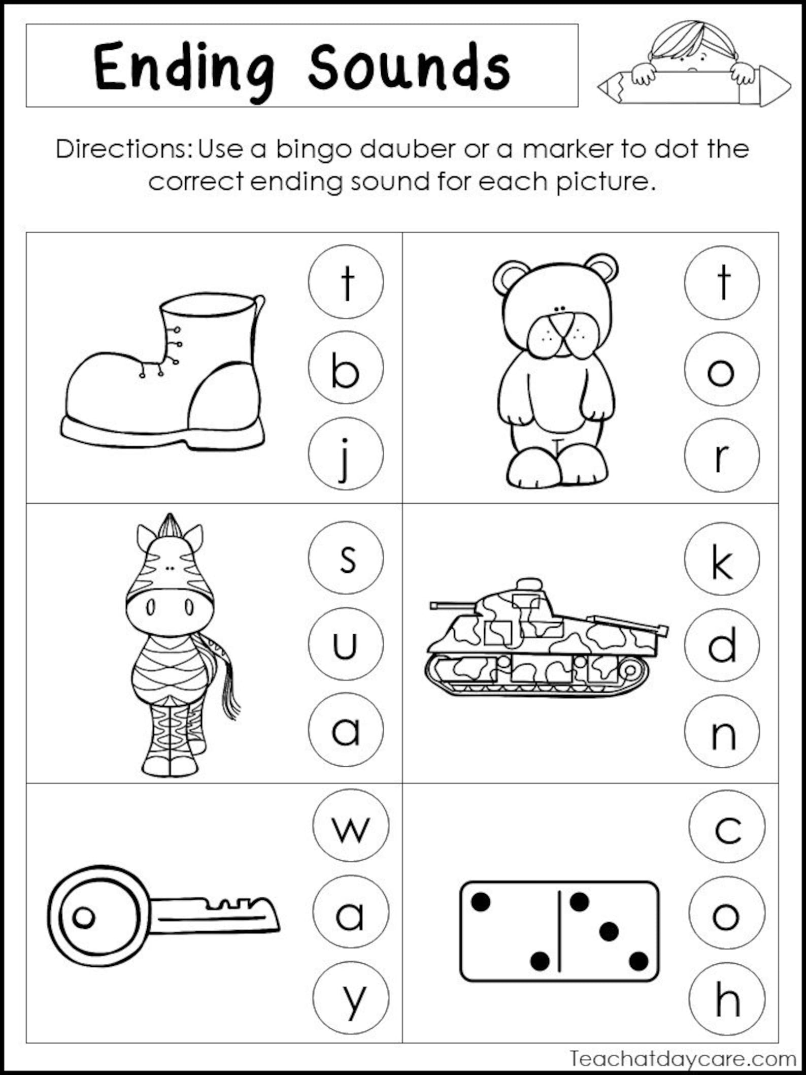 10-printable-ending-sounds-worksheets-preschool-1st-grade-etsy