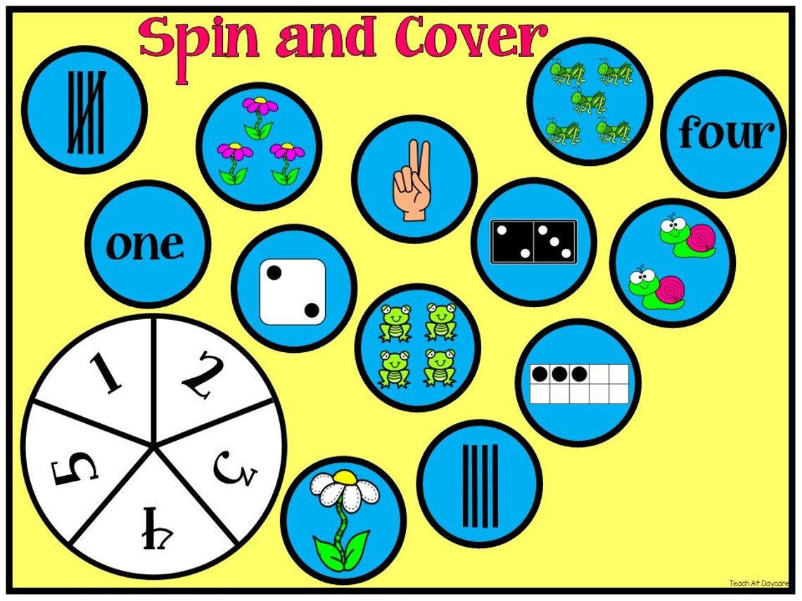 10 Printable Spring Themed Kindergarten Math Center Games and ...