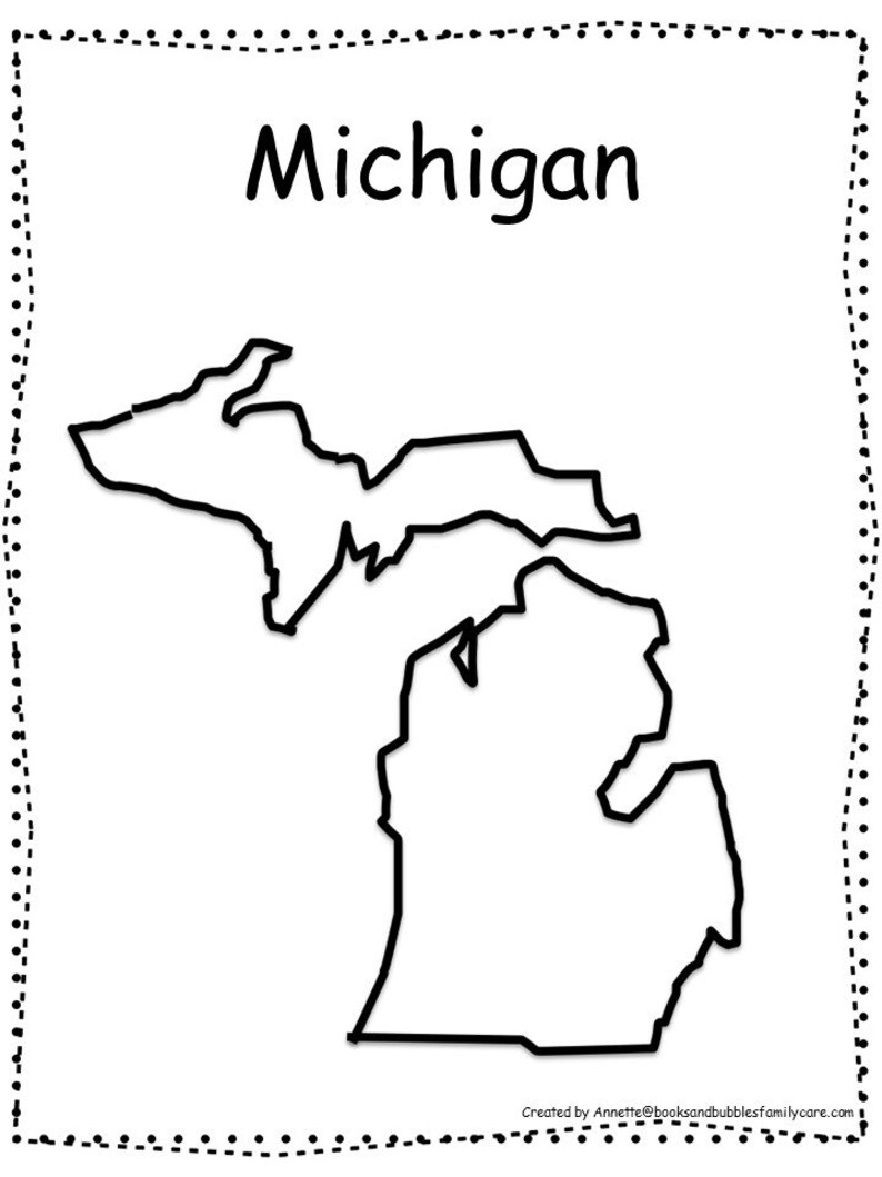 50 State Shape Coloring Geography Worksheets. Preschool Social - Etsy