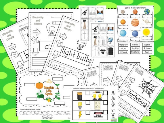 Preschool Science Curriculum Download. Preschool-Kindergarten. | Etsy