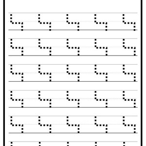 16 Printable Beginning Tracing Trace the Lines Worksheets. - Etsy