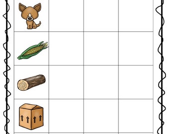 10 printable i can build cvc words work mats worksheets etsy