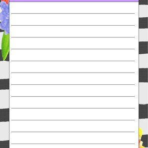 Printable Floral Homeschool Planner. Lesson plans, schedules, calendars, notes, field trips, and meal planning. image 7