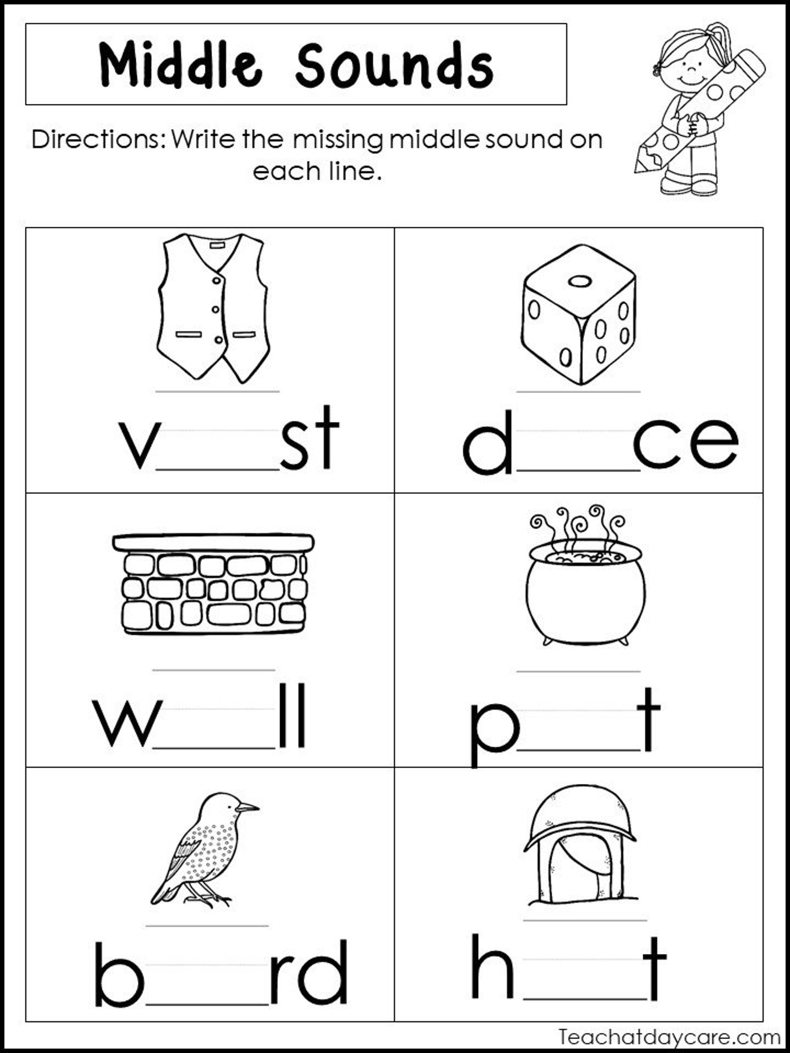 10-printable-middle-sounds-worksheets-preschool-1st-grade-etsy