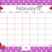 12 Printable Blank Themed Monthly Calendars. Preschool and Elementary ...