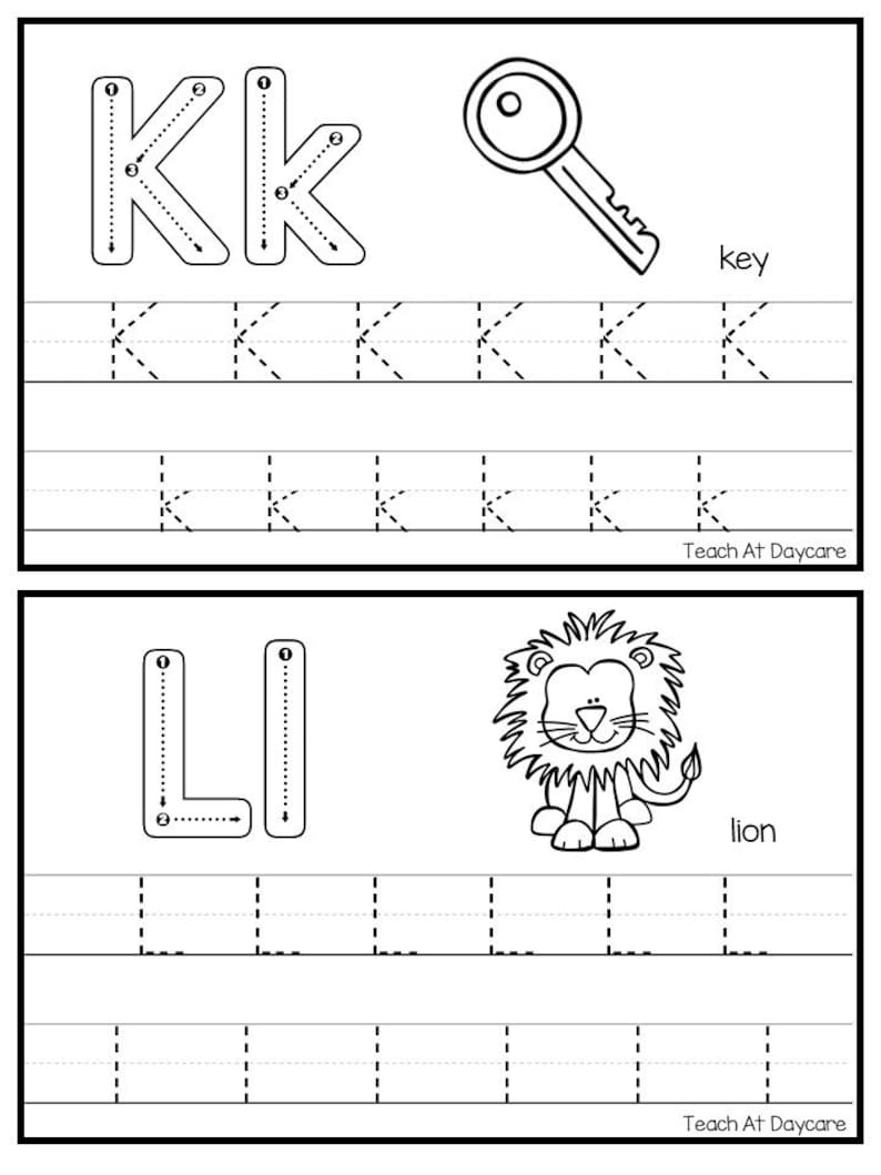 26 ABC Phonics Tracing Cards. Preschool Kindergarten Handwriting and Phonics. image 6