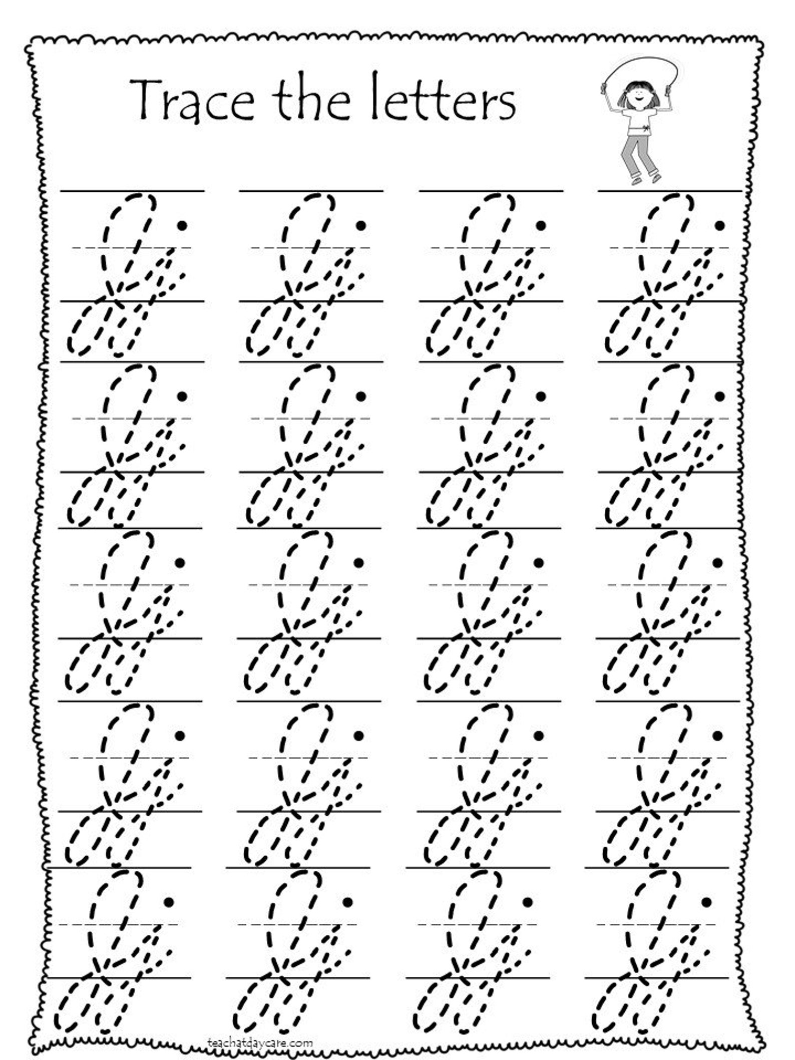 26 Printable Cursive Trace the Alphabet Worksheets. 1st-4th - Etsy