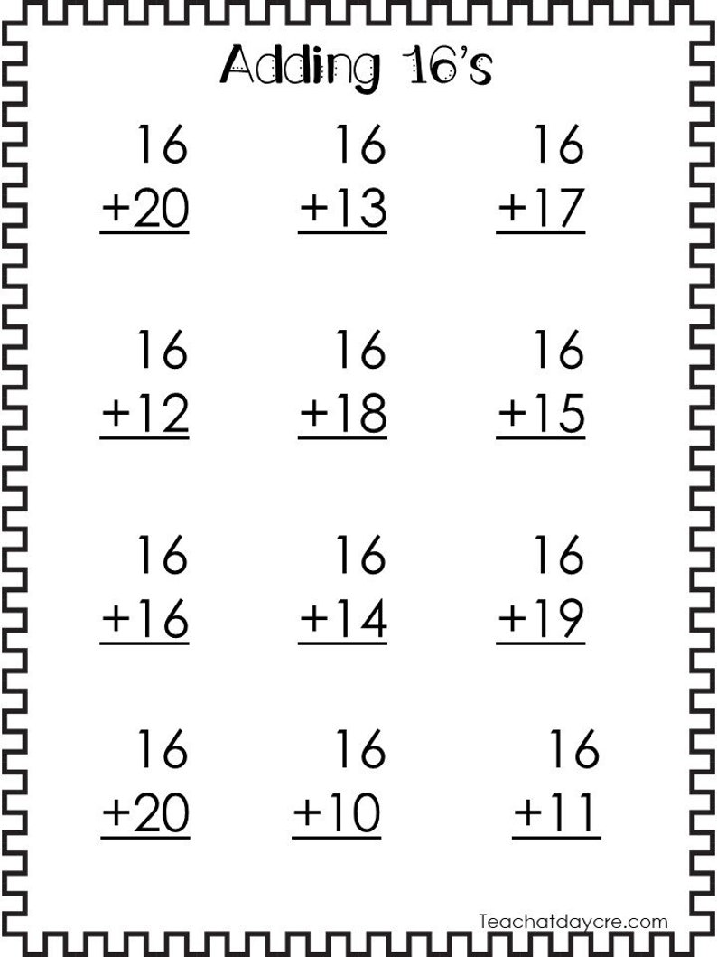 Plants math worksheets 5 digit addition