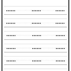 16 Printable Beginning Tracing Trace the Lines Worksheets. - Etsy