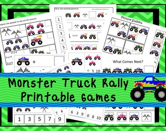 30 Monster Truck Games Download. Games and Activities in PDF files.