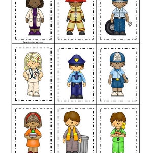 30 Community Helpers Preschool Games and Activities Download. Printable ...