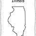 50 State Shape Coloring Geography Worksheets. Preschool Social Studies ...