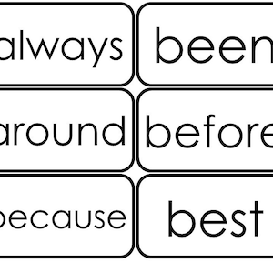46 Printable Dolch 2nd Grade Sight Word Flashcards