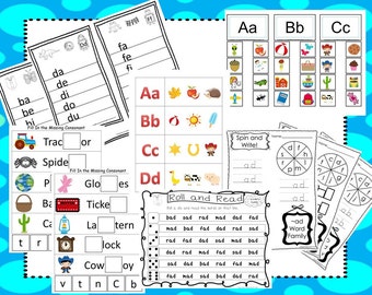 Preschool Phonics Curriculum Download. Preschool-Kindergarten. Worksheets and Activities in PDF files.