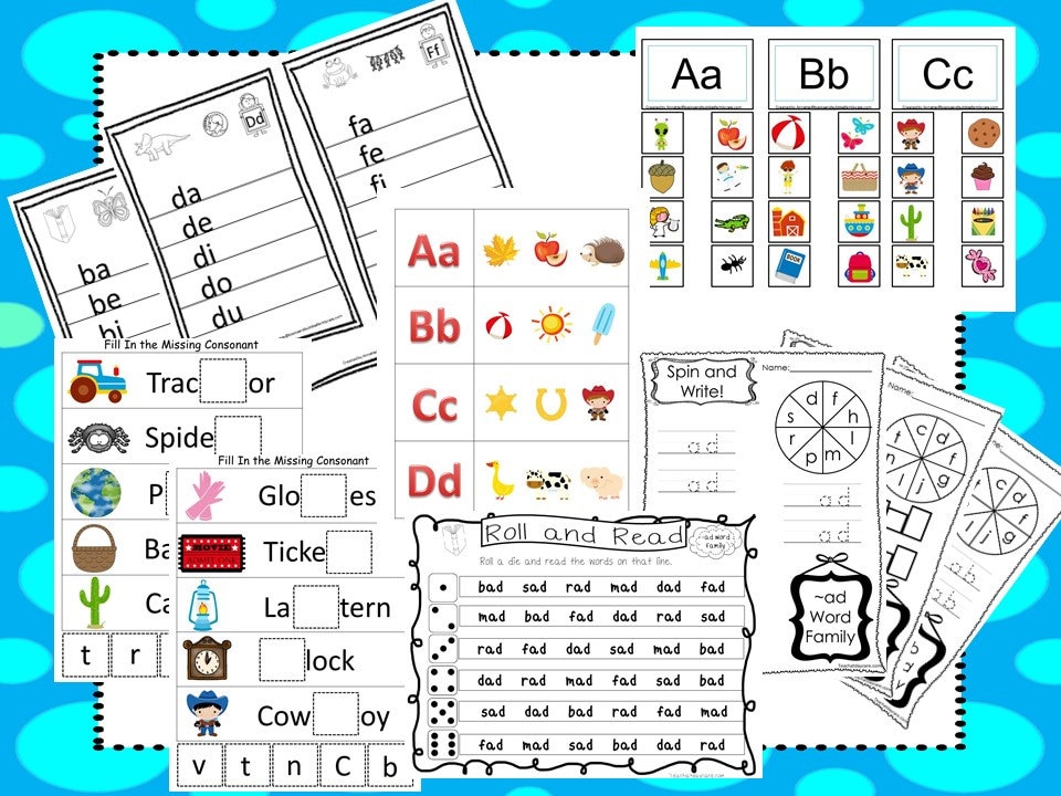 Preschool Phonics Curriculum Download. Preschool-kindergarten. - Etsy