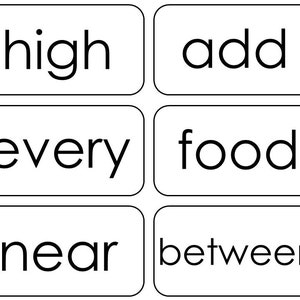 100 Printable Fry&#39;s Third Hundred Sight Word Flashcards. 2nd-3rd Grade Sight Words. High Frequency Word Flashcards.