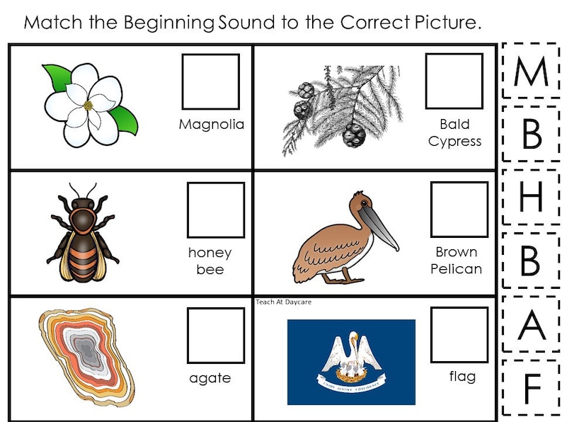 Louisiana State Symbols Learning Games, Preschool-1st Grade (digital ...