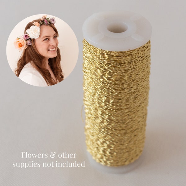 Wire Flower Crown Etsy