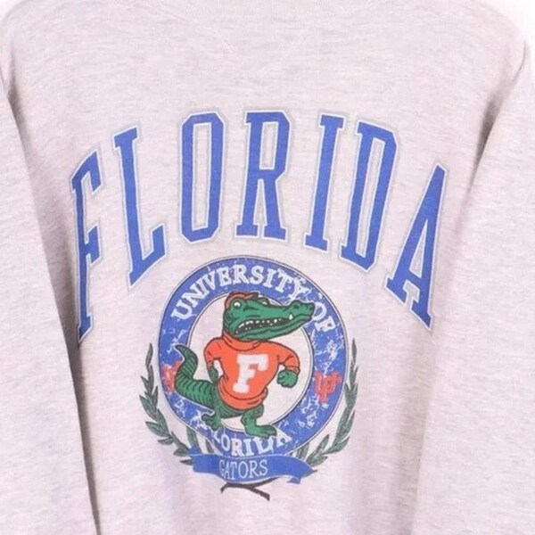 Sudadera vintage de la mascota de los Gators de la NCAA de la NCAA, camisa de la Universidad de Florida, camisa vintage de la universidad, camisa de la NCAA, camisa de la NCAA de fans, camisa vintage