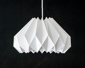 Crocus White - Origami Paper Lampshade