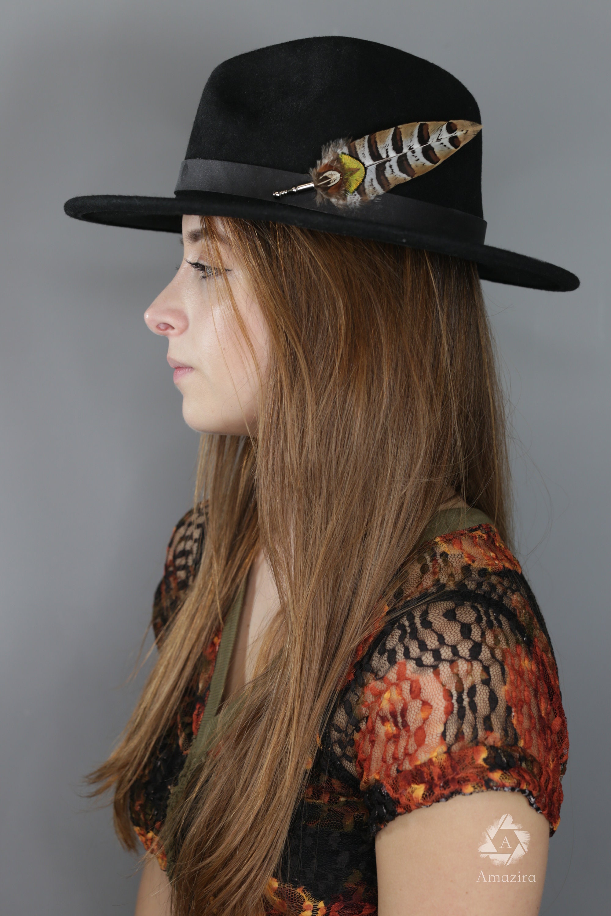 Broche à Plumes Pour Femme - Ornement Moelleux Pour Vêtements, Chapeau - Fêtes, Soirées, Mariages - Multiples Couleurs