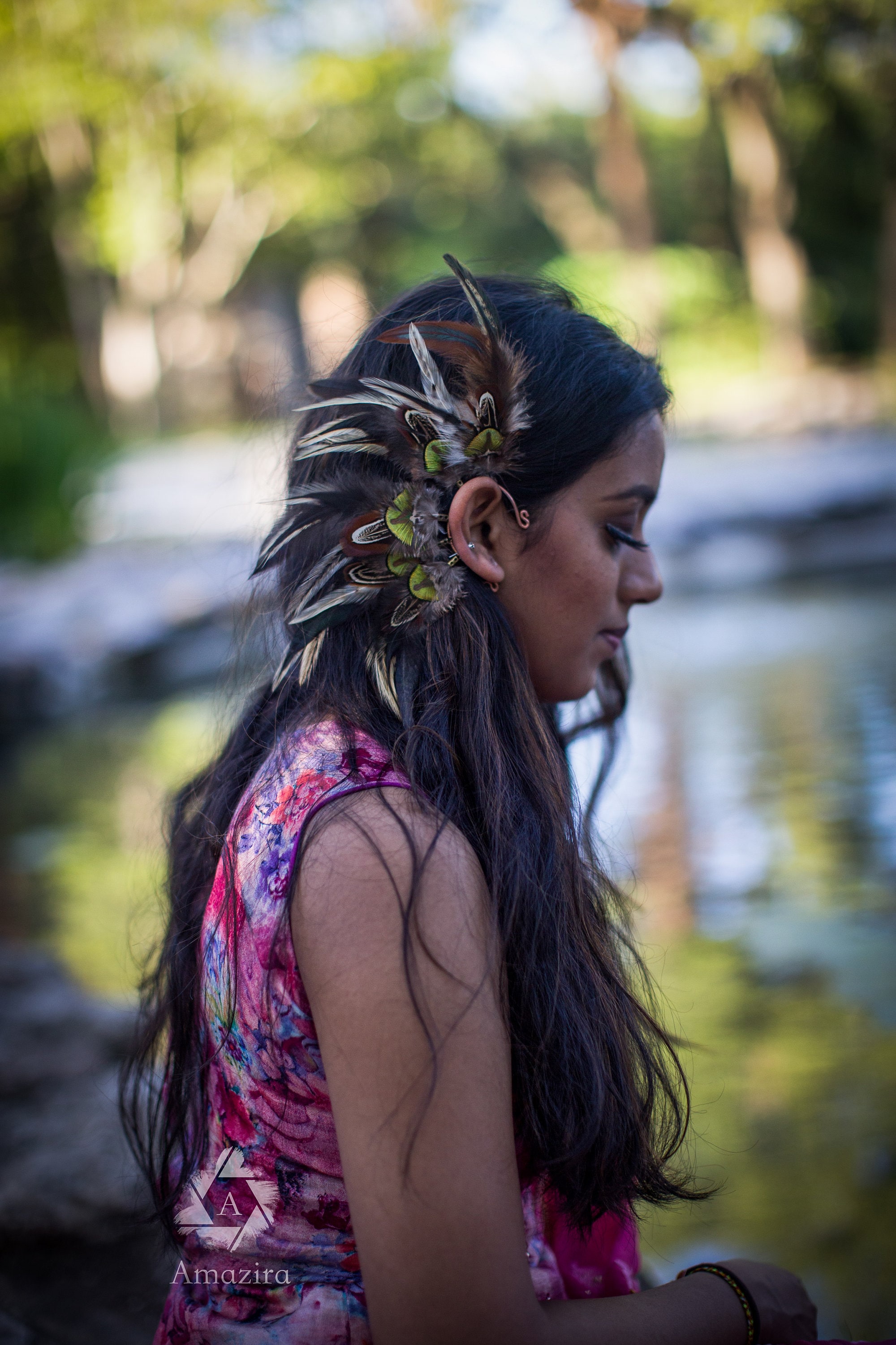 Tribal Feather Ear Cuff Festival Shamanic Cuff Earrings Etsy Australia