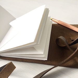 Blank White Umschlag Seite hinzufügen, Umschlag Tasche Journal hinzufügen
