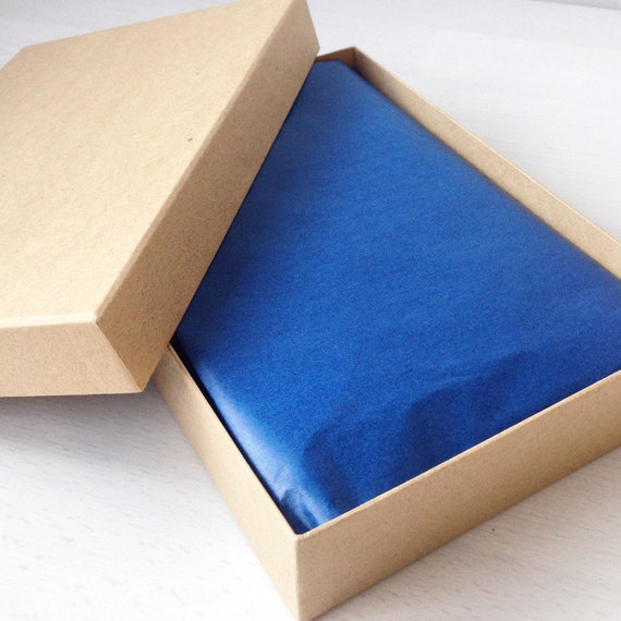 large brown gift box with lid