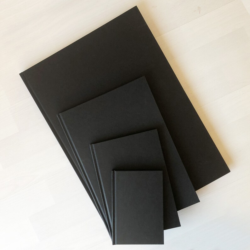 Blank Sketchbook Journal, Artist Gift, A6, A5, A4, A3 & Square image 2