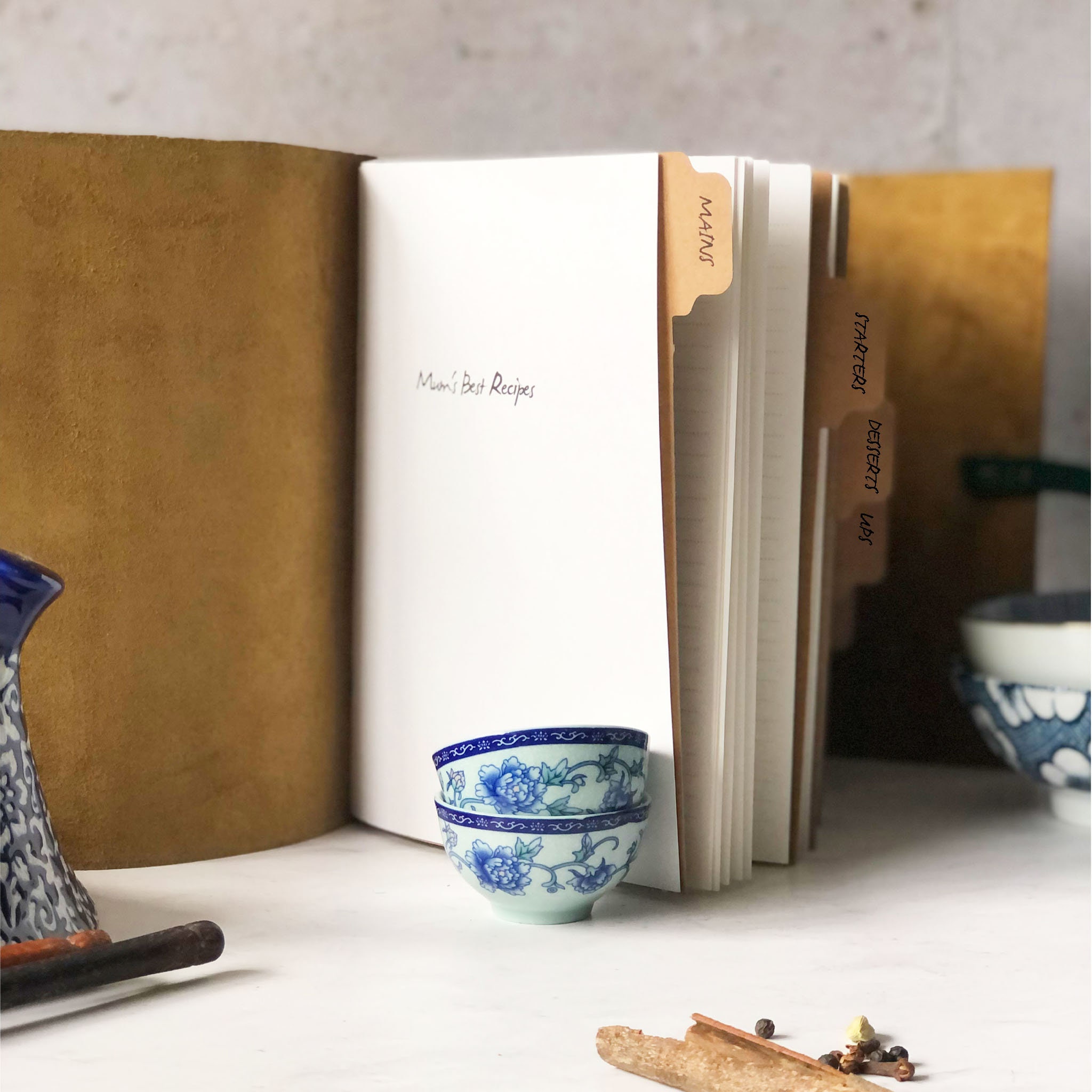 Page Tab Dividers Add on - to Add Divider Pages to Any A5 or A6 Journal ...